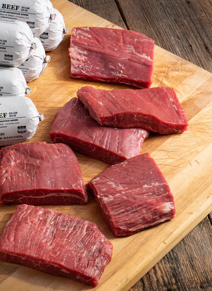 Ground Beef and Flank Steak Bundle